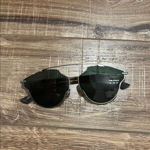 Dior Black Sunglasses with Classic Cat-Eye Design So Real